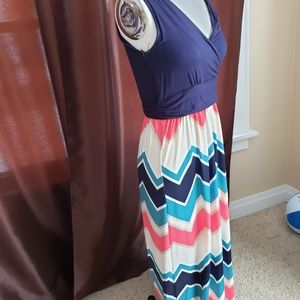 Maternity maxi dress